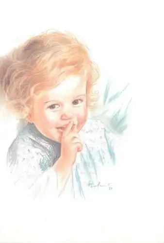 Postcard holiday greetings Heureuse Anniversaire Vendu au profit de l'Aubepine Botassart