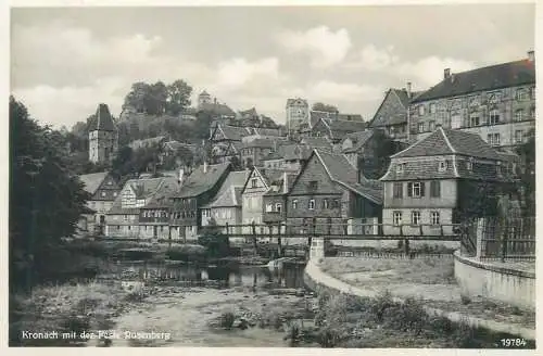 Germany Kronach mit der Feste Rosenberg