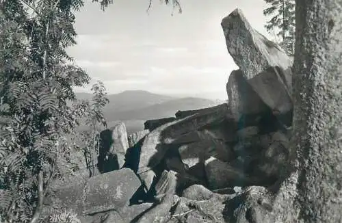 Germany Blick von der Platte zur Kosseine Fichtelgebirge