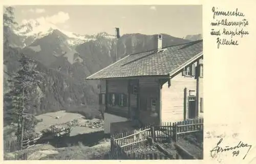 Austria Zillertal mountain cottage picturesque scenery