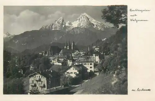 Germany Berchtesgaden mit Watzmann