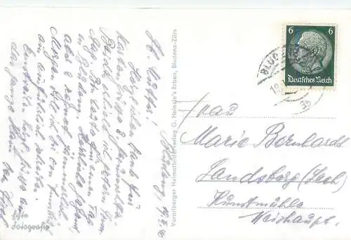 Austria Muttersberg mit Bludenz u. Rhatikon