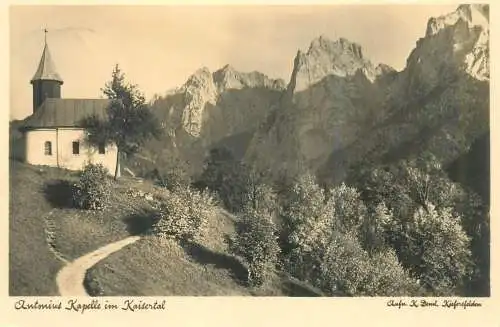 Austria Antonius Kapelle im Kaisertal