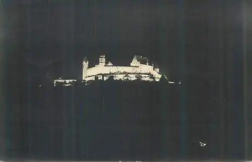 Germany Coburg Veste Festung bei Nacht