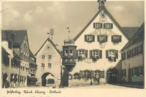 Germany Grafenberg Frankische Schweiz Rathaus