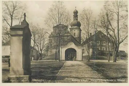 Germany Amberg Oberpfalz Mariahilfe Berg-Kirche u. Kloster