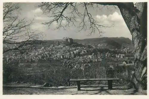 Germany Marburg a. d. Lahn Blick von der Weintrautseiche