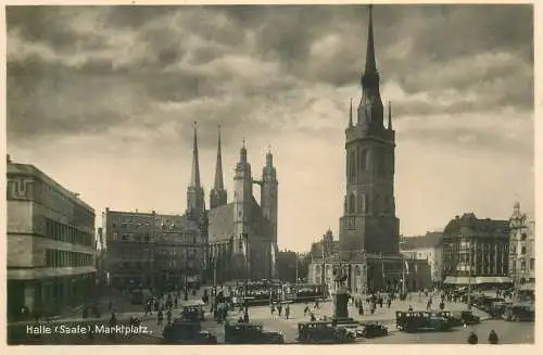 Germany Halle (Saale) Markplatz