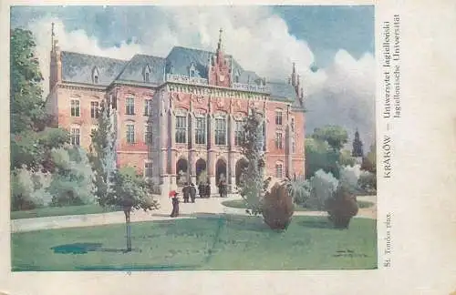 Krakow Jagiellonische Universitat St. Tondos pinx.