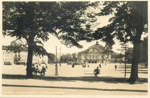 Germany Kassel Friedrichsplatz mit Staatstheater