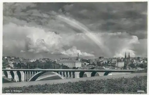 Germany Pirmasens Thunderstorm over the city