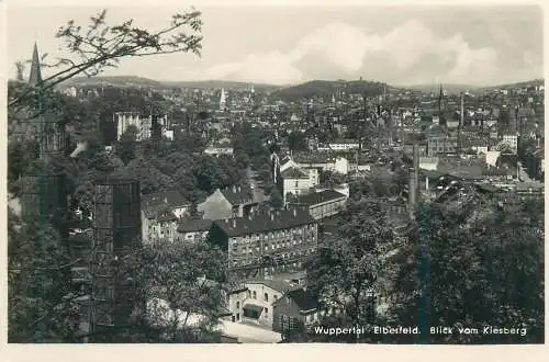 Germany Wuppertal Elberfeld panoramic view
