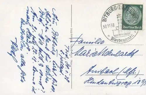 Germany Bitburg/Eifel panoramic view