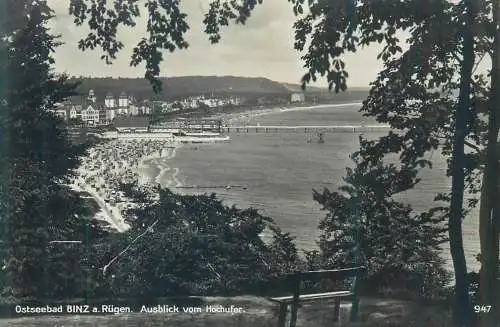 Germany Ostseebad Binz am Rugen Ausblick vom Hochufer