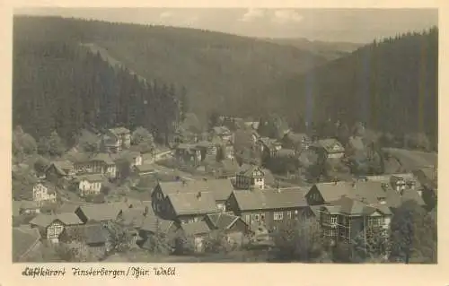 Germany Luftkurort Finsterbergen Thuringen Wald panorama
