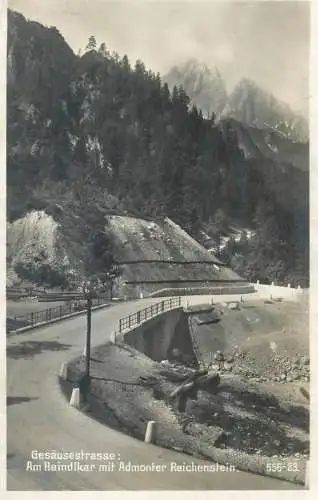 Austria Gesausestrasse Am Haindlkar mit Admonter Reichenstein
