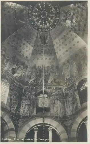 Germany Aachen Dom Mosaiken im Oktogon