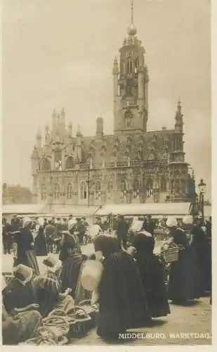 Netherlands Middelburg Marktdag types and scenes