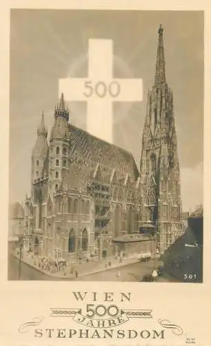 Austria Vienna Stephansdom 500 years anniversary