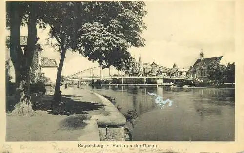 Germany Regensburg Partie an der Donau