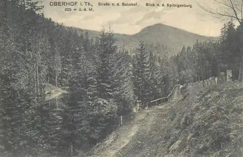 Germany Oberdorf Strasse n.d Bahnhof. Blick n.d Spitzigenberg