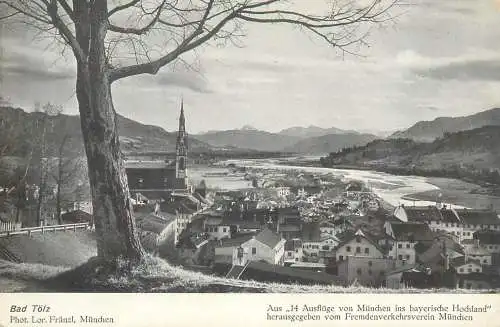 Germany Bad Tolz panoramic view