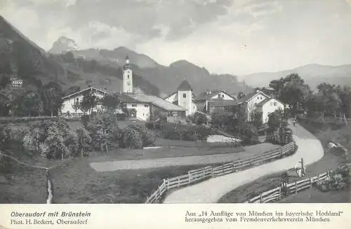 Germany Oberaudorf mit Brunstein