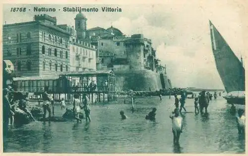 Italy Rome area Nettuno Stabilimento Vittoria