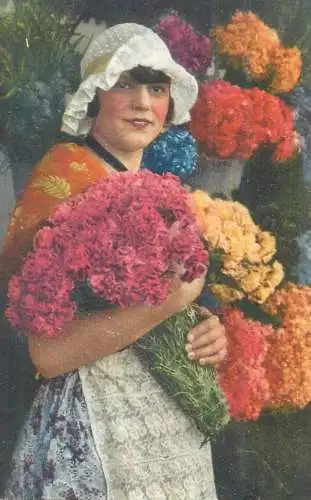 France Cote d'Azur Bouquetiere Provencale