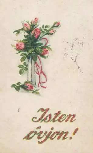 Garden roses floral arrangement