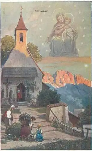 Postcard Paintings Illustrators Germany Ave Maria