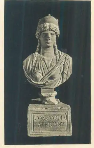 Postcard Sculptures Italy Concordia Africanus