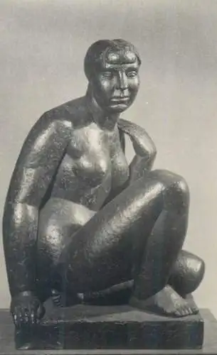 Postcard Sculptures Uk England London Tate Gallery Susannah bronze Dobson