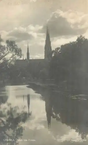 Postcard Sweden Uppsala motiv fran Fyrisan