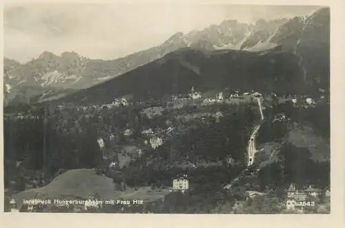Postcard Austria > Tirol > Innsbruck Hungerburgbohn mit Frau Hitt
