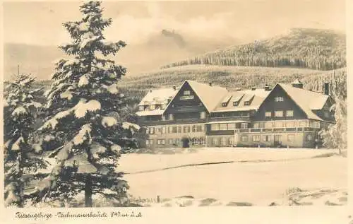 Postcard Germany Risengebirge winter landscape