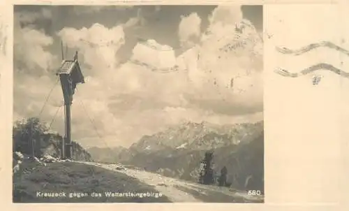 Postcard Austria Tirol Innsbruck Kreuzeck gegen das Wettersteingebirge