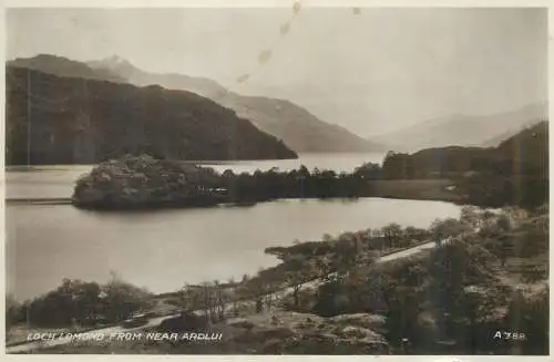 Postcard Scotland Loch Lomond from near Ardkui