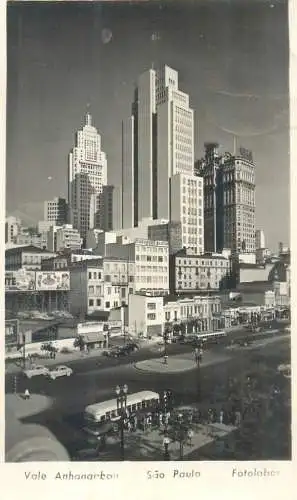 Postcard Brasil Vale Anhanachau Sao Paolo