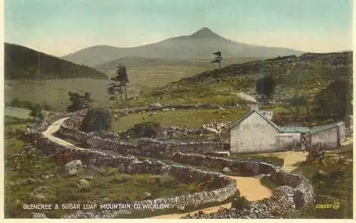 Postcard Ireland > Wicklow Glencree sugar loaf Mountain