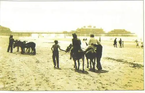 Postcard UK England the Nostalgia postcard 1950 Blackpool July