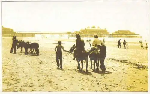 Postcard UK England the Nostalgia postcard 1950 Blackpool July