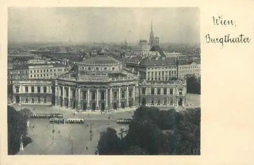 Postcard Austria > Vienna Wien Burgtheater