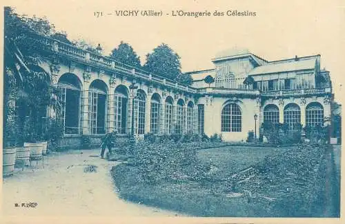 Postcard France Allier Vichy l'Orangerie des Celestins