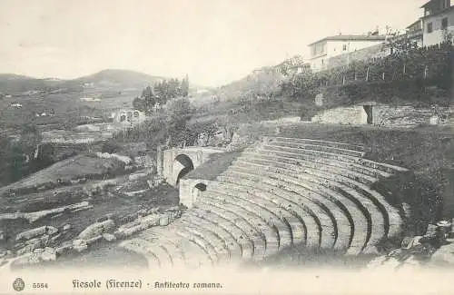 Postcard Italy > Toscana > Firenze (Florence) Fiesole anfiteatro romano