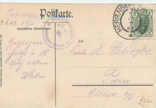 Postcard Switzerland Sachs Bohm Schweiz