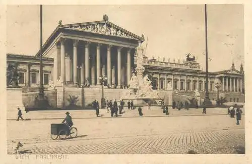 Postcard Austria Wien parlament
