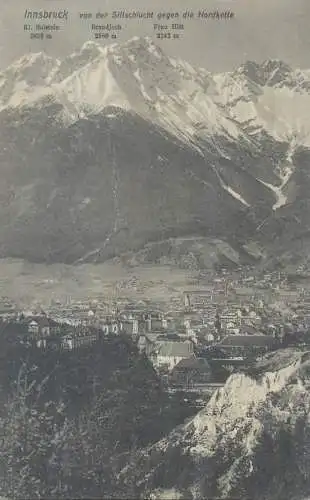 Postcard Austria Tirol Innsbruck mountain scene