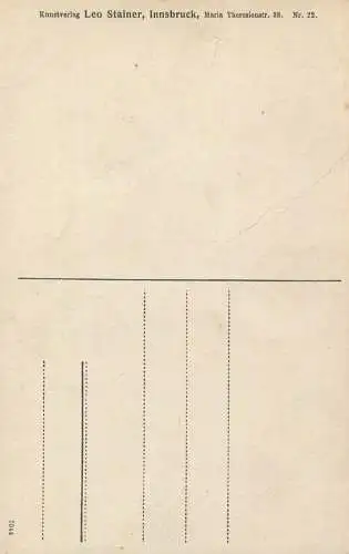 Postcard Austria Tirol Innsbruck mountain scene