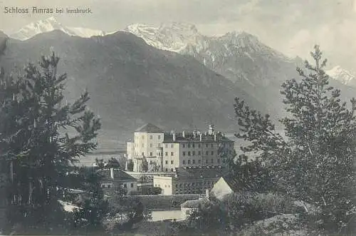 Postcard Austria Tirol Innsbruck Schloss Amras bei Innsbruck